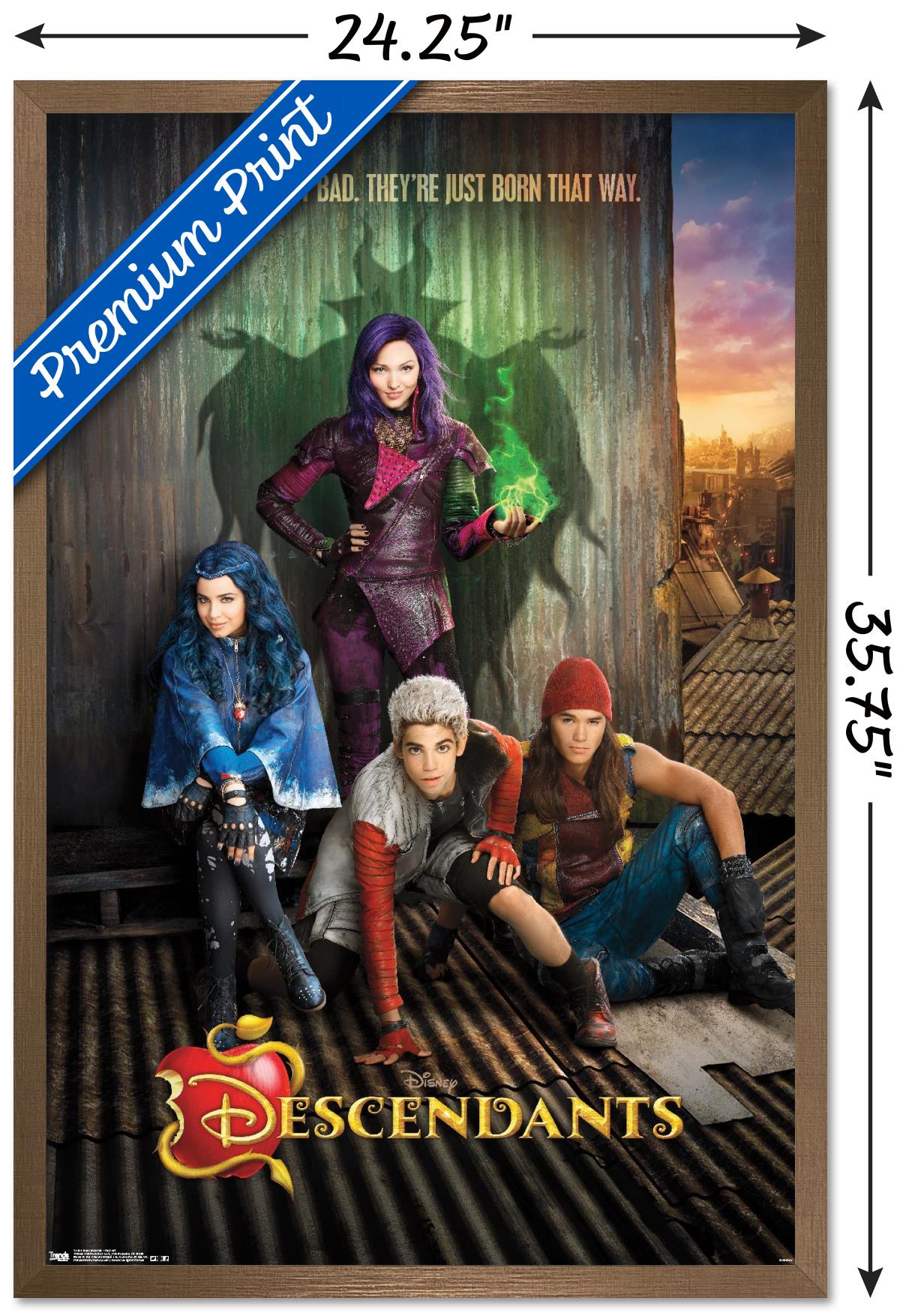 Disney Descendants - Key Art Wall Poster, 14.725