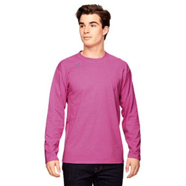 T390 T3 BY CH T390 LS VAPOR COT TEE SPORT CHRTY PINK L Campeón T390