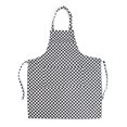 thumbnail image 1 of (Price/each)Opromo Unisex Cotton Canvas Adjustable Chef Kitchen Aprons with 2 Pockets-Shepherd Check-L, 1 of 7