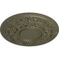 thumbnail image 3 of 32 3/4"OD x 2 1/2"P Jackson Ceiling Medallion (Fits Canopies up to 13 1/2"), Hand-Painted Painted Turtle, 3 of 6