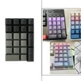 thumbnail image 2 of enqiretly Mechanical Keyboard Numeric Keycaps Layout Dustproof Waterproof Office 21Key for OEM Gray Black, 2 of 5