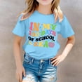 thumbnail image 2 of Toddler Boys Summer Tops Tees Stylish Loose Fit Design Cartoon Print Short Sleeved Crew Neck T Shirt Spring Shirts For Boy 8-9T, 2 of 4