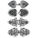 thumbnail image 1 of Juego de 4 clips vintage para suéter con forma de remolino, clip para capa, clip para cárdigan vintage, cuello chal, botón, vestido, broche para camisa, clip para niñas y mujeres, 1 of 4