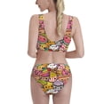 thumbnail image 5 of High Waisted Bikini Sets For Women, Fruit-Flavored Ice-Cream Swimsuits Tummy Control, Two Pieces Bathing Suit, 5 of 8