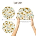 thumbnail image 5 of Kdxio Leopard Print Pattern Satin Bonnet Silk Bonnet Hair Bonnet for Sleeping Hair Bonnets for Women Curly Natural Hair, 5 of 6