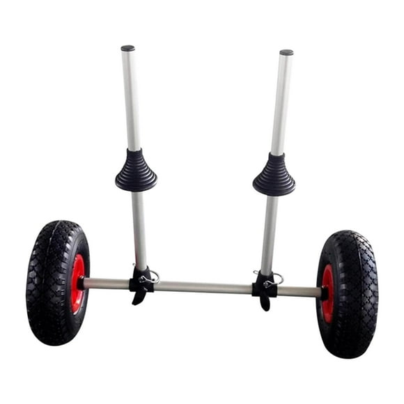 Lipstore Kayak Cart, Trolley Carrier Accessories, Aluminum Alloy Sturdy Compact Ergonomic Heavy Duty Kayak Cart for Paddle Board