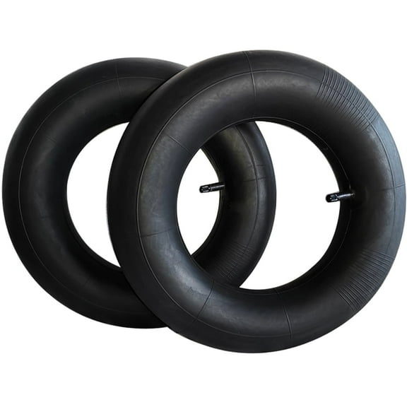 2 Pack 4.80/4.00-8 Wheelbarrows Inner Tube with TR-13 Straight Valve Stem for Lawn Mowers, Hand Trucks,Heavy Duty,Trailers and More 4.00-8 Tire