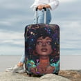 thumbnail image 7 of Susaid Cosmic Garden Woman Portrait Print Elastic Washable Suitcase Cover with Hidden Zipper, Fits 18-32 Inch Luggage for Protection During Travel-Large, 7 of 7