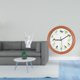 thumbnail image 2 of Reloj de pared con estatua de gesto de rock, figura de mano de resina, escultura decorativa ideal para el hogar o restaurante., 2 of 8