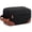 Black-Large, variant on Navy Blue Medium Canvas Hanging Travel Toiletry Bag