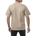thumbnail image 2 of Pro Club Men's Heavyweight Short Sleeve Crew Neck T-Shirt - Khaki - Medium, 2 of 4