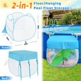 thumbnail image 2 of Cubo de almacenamiento flotante para piscina Axcoix 2 en 1 con tapa, 30 x 30 x 30 cm, 2 of 7