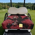 thumbnail image 2 of Psesaysky Golf Cart Seat Covers Universal Golf Cart Seat Blanket with 4 Pockets and Handle Fit for EZGO TXT RXV/Club Car DS Precedent Front Seats 2-Person Seats, Pirate Skull, 2 of 8