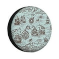 thumbnail image 1 of Balery Pirate Adventure Map Cubiertas para Neumáticos - Protector Resistente para Neumáticos de Camioneta, SUV, Remolque, Camper y RV-15 inch, 1 of 6