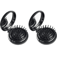 thumbnail image 1 of Brosse à Cheveux Pliable avec Miroir, Peigne de Massage Rond Mini Compact pour Sac à Main/poche, Format de Voyage pour Filles et Femmes, 1 of 6
