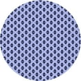 thumbnail image 1 of Ahgly Tapis Rond Lavable en Machine Intérieur Transitionnel Violet Pervenche Profond, 6 Pieds Rond, 1 of 7