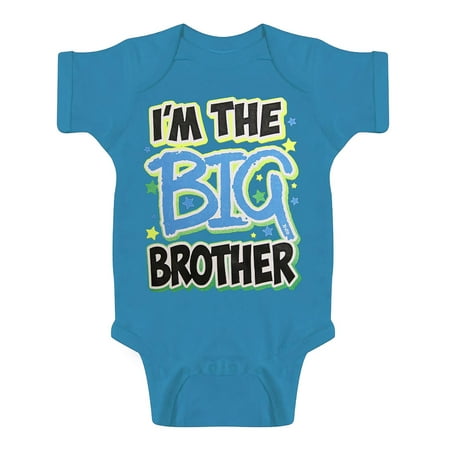 

Toddlers Big Brother Bodysuit - Turquoise - 24 Months