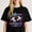 Black-1, variant on Adult Dad Off Duty Go Ask Your Mom Printing T Shirt Tee