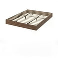 thumbnail image 4 of Bed Frame, Wood Platform Bed Without Headboard, Floor-Standing Bed Frame, Wooden Slats Support, No Box Spring Required, 4 of 8