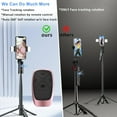 thumbnail image 3 of Auto Tracking Phone Tripod with Remote, Extendable 360 Rotating Phone Stand Follows Your Movement, Travel Selfie Stick for iPhone Tiktok YouTube Vlog Video Recording Content Creator Essentials, 3 of 9