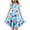 Multicolor G, variant on SGFCWSX Girls Ruffle Sleeve Tiered Midi Swing Dress Kids Floral Print Crewneck Casual Dress for Spring Summer Multicolor Size 10-11 Years