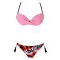 thumbnail image 4 of Traje de Baño Dividido de Bikini OAVQHLG3B Store Sin Espalda Estampado con Almohadilla en el Pecho, 4 of 4