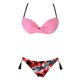 thumbnail image 4 of Traje de baño dividido de bikini sin espalda estampado con aro cómodo para mujer con almohadilla en el pecho OAVQHLG3B Store lin121212, 4 of 4