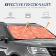 thumbnail image 4 of Fotbe Beautiful Corals Juego de 2 Piezas de Parasoles para Parabrisas | Bloqueador Solar para Auto | Accesorios Plegables para Protección Solar Interior-Medium, 4 of 6