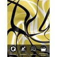 thumbnail image 7 of Yellow Geometric Cloth Napkins Set of 8 Reusable Dinner Napkins, Farmhouse Abstract Black White Striped Cocktail Napkin Washable Table Napkins for Wedding/Holiday Party/Baby Shower 20"x20", 7 of 7