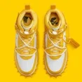thumbnail image 4 of Nike Air Force 1 Mid SP OFF-WHITE Varsity Maize DR0500-101 sz 9 Men's, 4 of 10