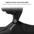 thumbnail image 4 of Guantes de ciclismo Guantes de invierno impermeables para correr Deportes Esquí (Negro M) Hugtrwg Accesorios para bicicletas, 4 of 9