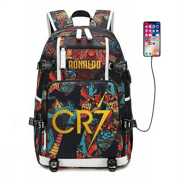 Mochila Cristiano Ronaldo Mochila De Futbol Cr7 Mochila Popular Multifuncional ER Walmart en linea