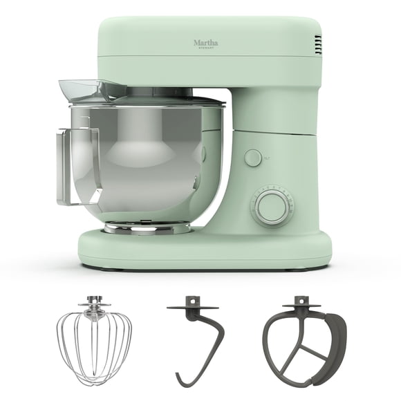 Batidora de pie Martha Stewart de 12 velocidades con tazón de acero inoxidable de 5.3 qt
