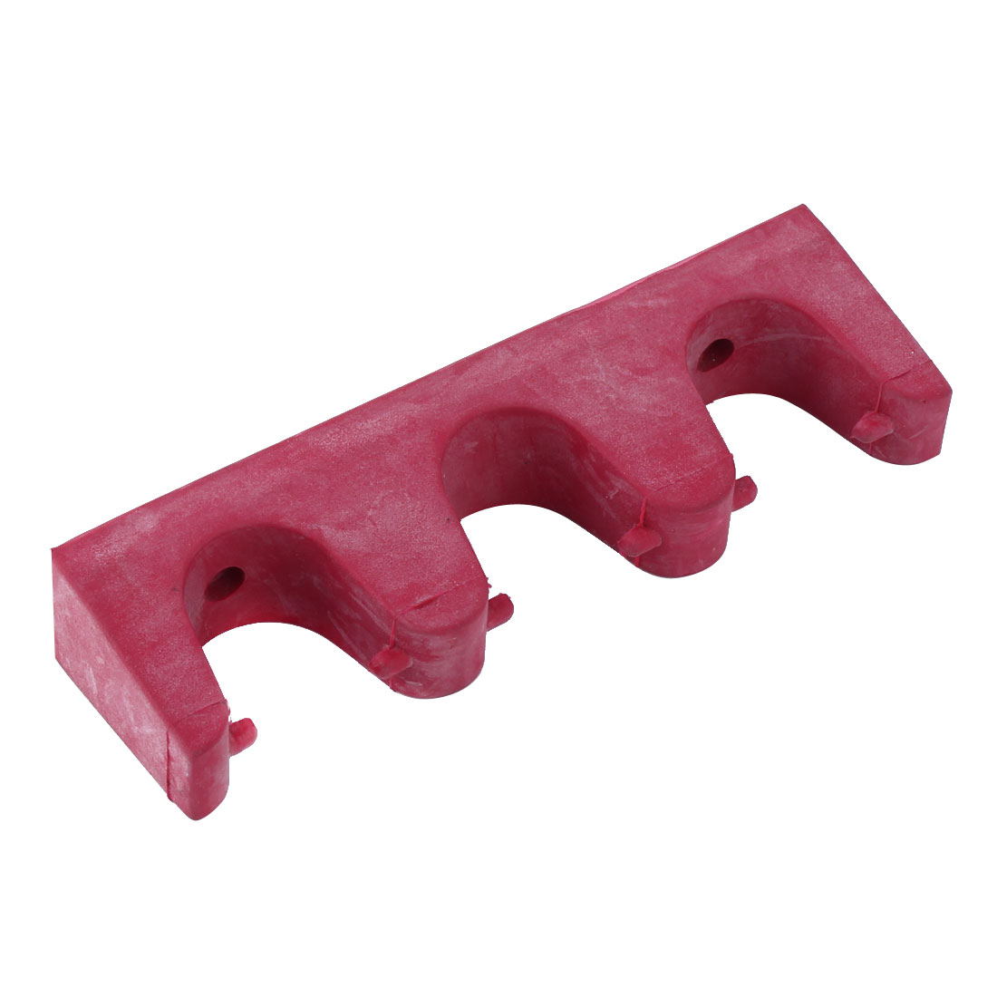 Snooker Table Billiard Rubber Wall Mounted 3 Cue Sticks Rack Holder