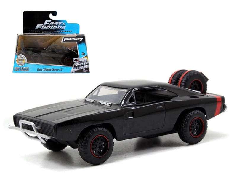 JADA FAST AND FURIOUS 7 DOM'S 1970 70 DODGE CHARGER R/T 1:32  BLACK 97214 