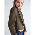 thumbnail image 4 of Scoop Women's and Women's Plus Ribbed Back Blazer, Sizes XS-4X, 4 of 6