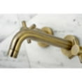 thumbnail image 3 of Kingston Brass KS8123DX Concord 2-Handle Wall Mount Bathroom Faucet, Antique Brass, 3 of 4