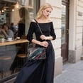 thumbnail image 5 of FORMRS Women Crossbody Purse with Chain Strap Vegan Leather Shoulder Handbag, Stars Abstract Lines, 5 of 7