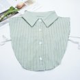 thumbnail image 3 of Fake Collar for Women White Striped Pointed Detachable Collar Decorative Accessory 1 Pc, 3 of 5