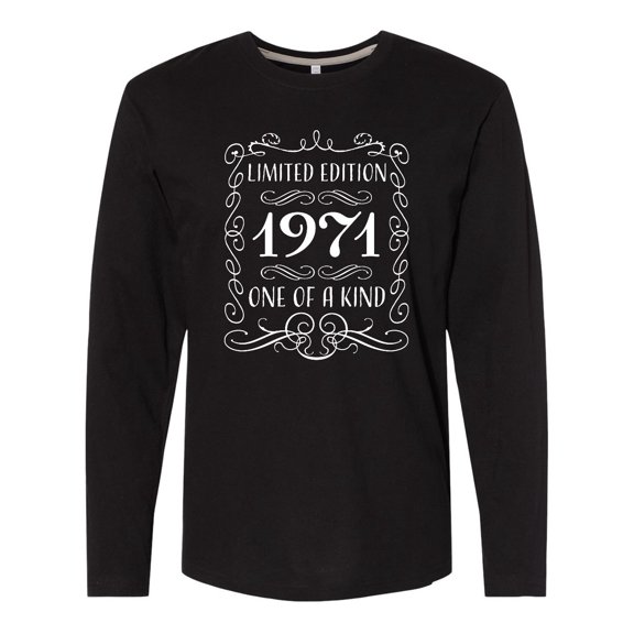 Inktastic Limited Edition 1971 One of a Kind Long Sleeve T-Shirt