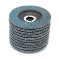 thumbnail image 1 of 5pcs / 10pcs de la aleta de discos de 115 mm 4.5inch Discos de lijado 40/60/80/120/320 Grit muelas cuchillas for amoladora angular, 1 of 6