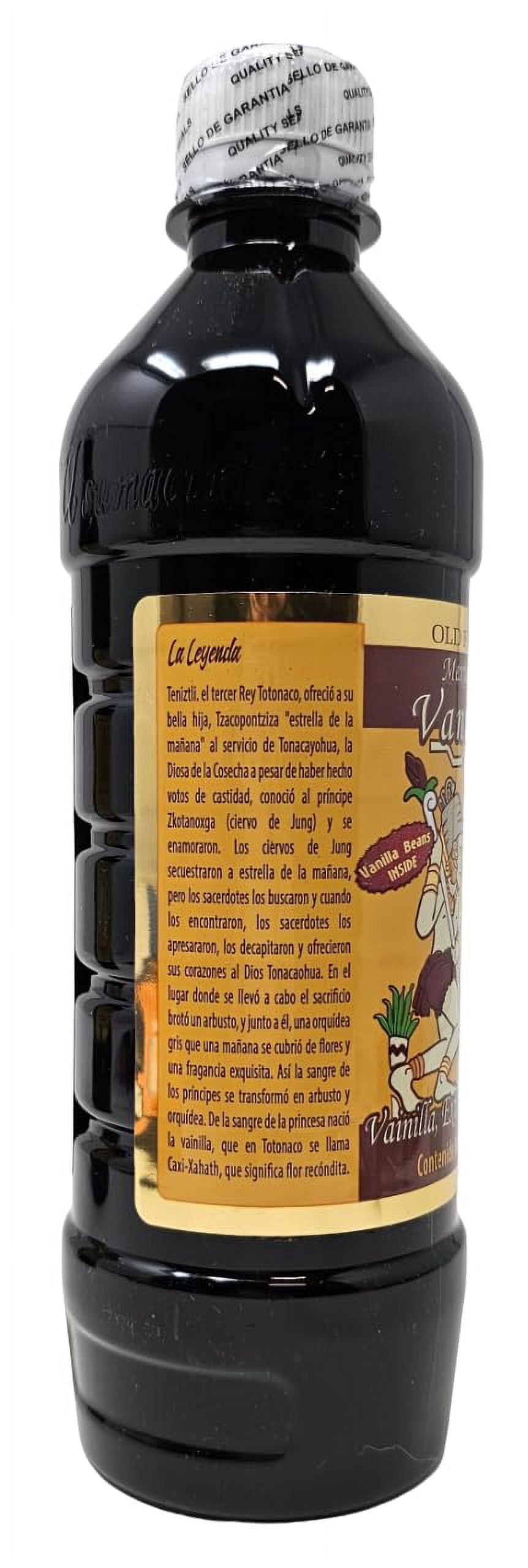 Usumacinta Pure Mexican Vanilla, 16.8 Ounces, Clear