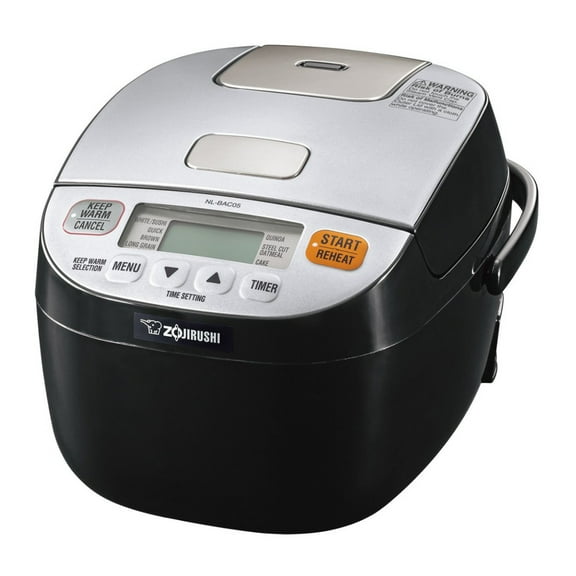 Zojirushi Micom Rice Cooker and Warmer (3-Cup/ Silver Black)