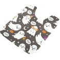 thumbnail image 5 of SKYSONIC Bathroom Rug Mats Halloween Cute Pattern Print, Fluffy Plush Absorbent Bath Rugs Carpet with Non Slip Bottom for Bathroom Floor Toilet Tub and Shower, 5 of 7