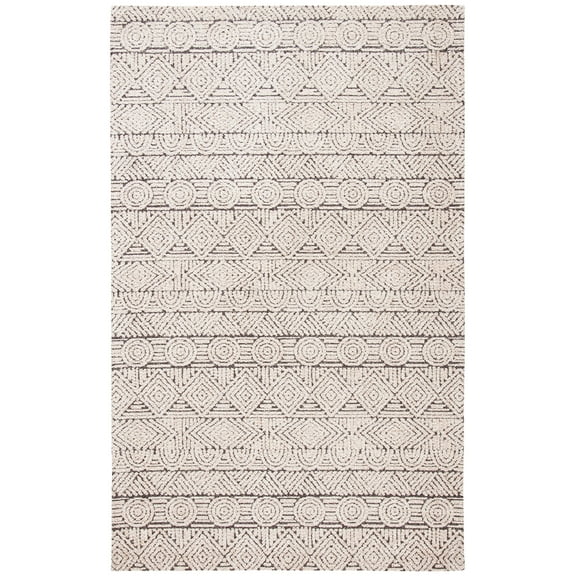 Safavieh Selvije Handwoven Classic Vintage Aztec Cotton Rug 6' x 9' 6' x 9' Indoor,Handmade Rectangle
