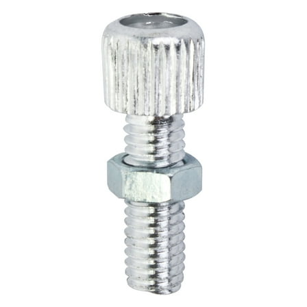 Sunlite Bicycle Brake Barrel Adjuster 6mm O.D. Lock Nut Silver - Individual