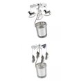 thumbnail image 1 of Portavelas giratorio romántico de 2 piezas, portavelas, candelabro para fiesta, hogar, decoración de mesa de Navidad EstiloK BLESIY Candelabro giratorio, 1 of 8