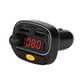 thumbnail image 4 of Transmisor FM Bluetooth Bling Bling para automóvil C15 receptor de radio reproductor de MP3 llamadas manos libres con dos puertos de carga USB y luz LED, 4 of 12