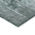 thumbnail image 4 of Addison Rugs Chantille Indoor/Outdoor Transitional Stripes Teal Washable Round Rug, 8' x 8', 4 of 6