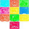 Large Plastic Papel Picado Banner - 15 Feet Long - Two Designs to choose from (2 Pack, Mexico Querido)